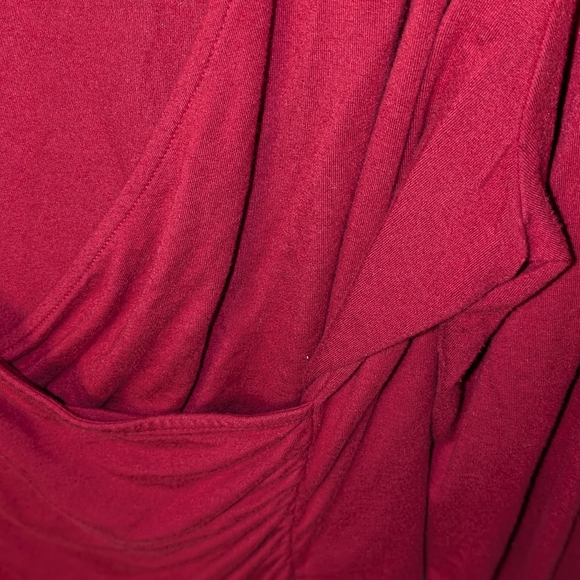 Context Red Blouse Women's Size Large - Picture 3 of 5